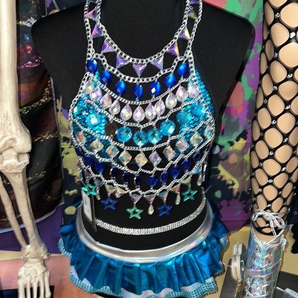 New Bikini Rave/ swim Top - Picture 4 of 12